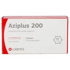 AZIPLUS 200 LABYES COM 18 COMPRIMIDOS