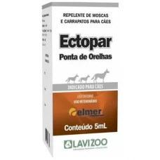 ECTOPAR PONTA DE ORELHAS MOSCAS 5ML